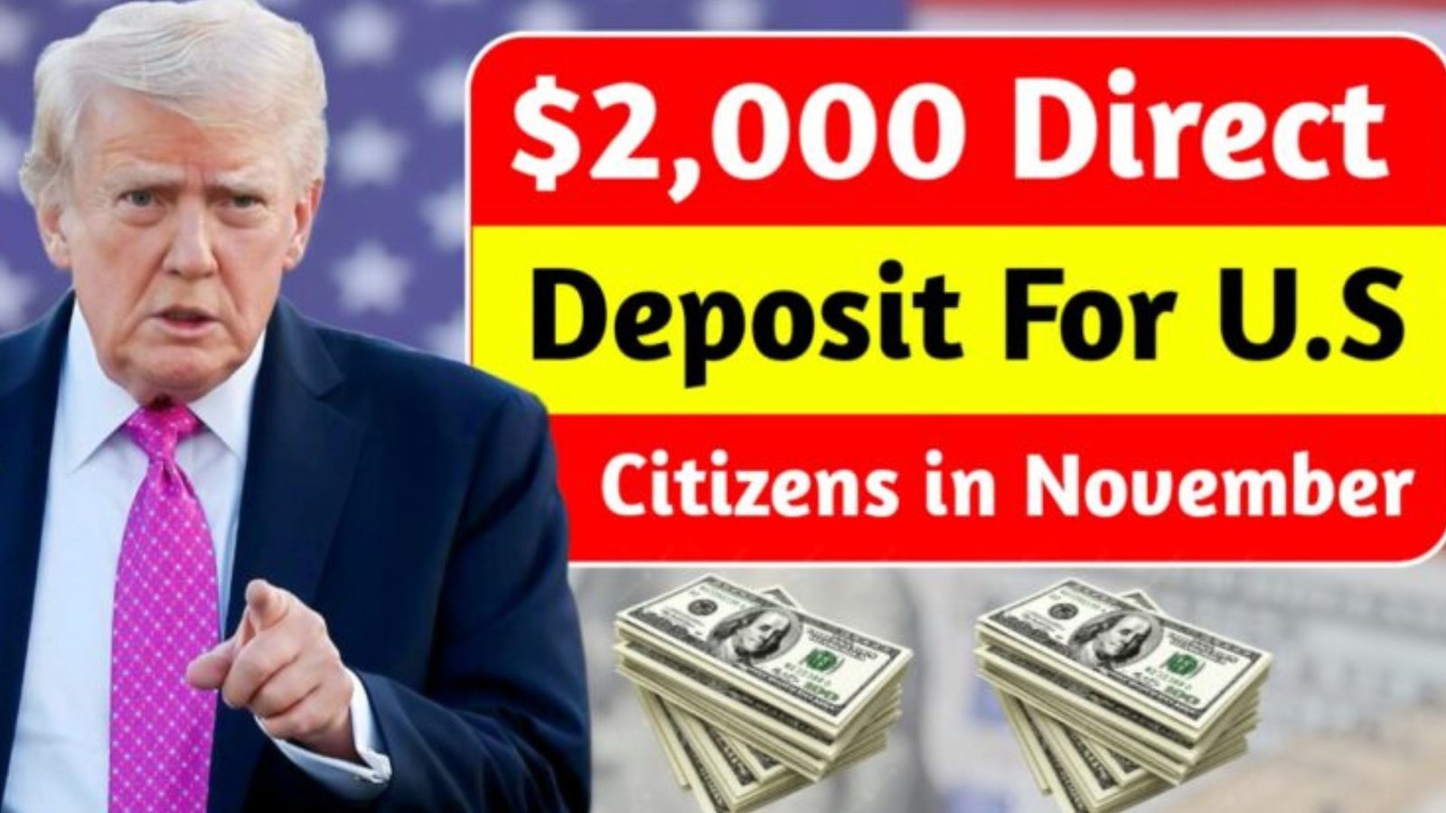 $2,000 Direct Payment for US Citizens in November 2025: Who Qualifies, Key Dates, and IRS Rules Explained