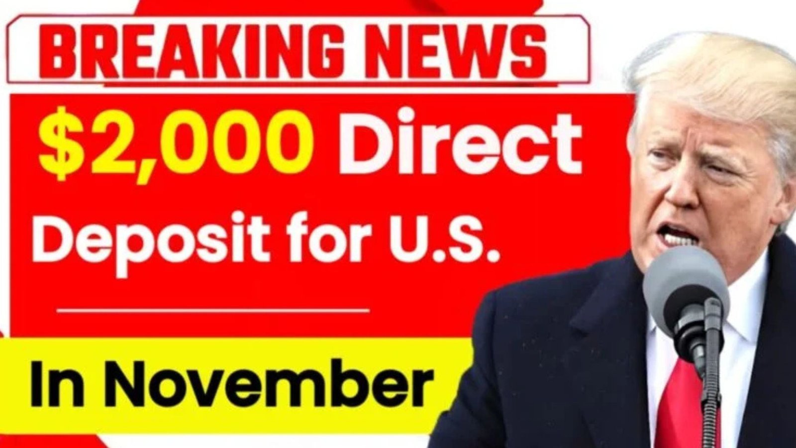 $2,000 Direct Deposit Coming to Eligible U.S. Citizens in November 2025: Easy Eligibility Check, Key Dates, and IRS Tips